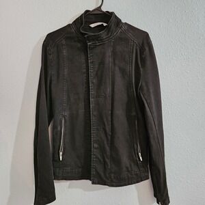 Zara Man Black Moto Jacket Men's‎ Size M